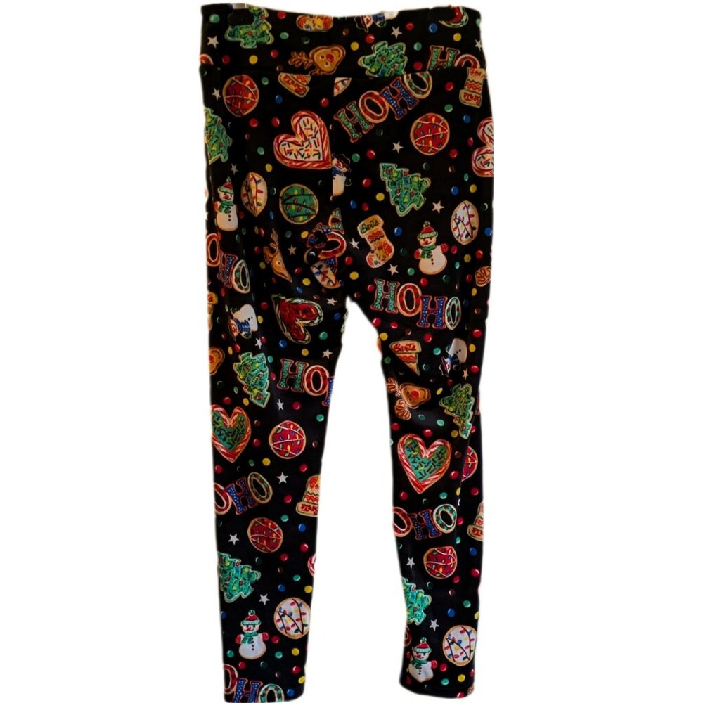 Christmas Holiday Faux Fur Leggings